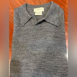 Charcoal Knit Pullover Sweater, Men’s XL